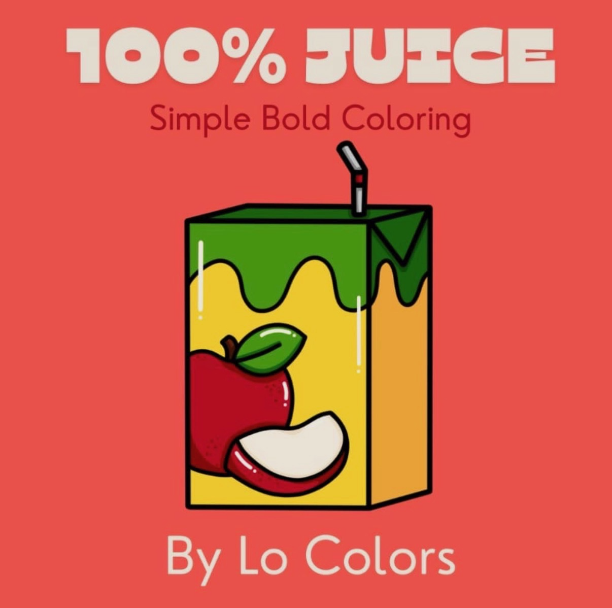 100% Juice coloring book